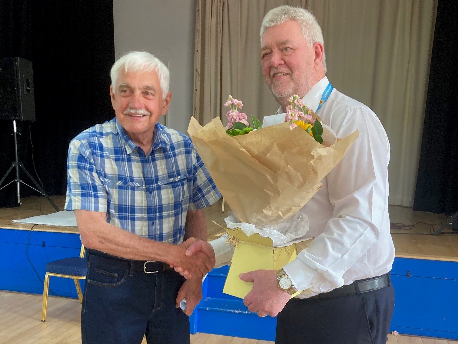 David Black received 30 years of volunteering recognition