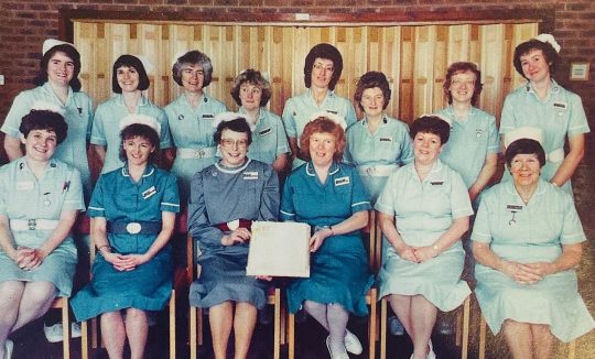 Hospice staff from times gone by