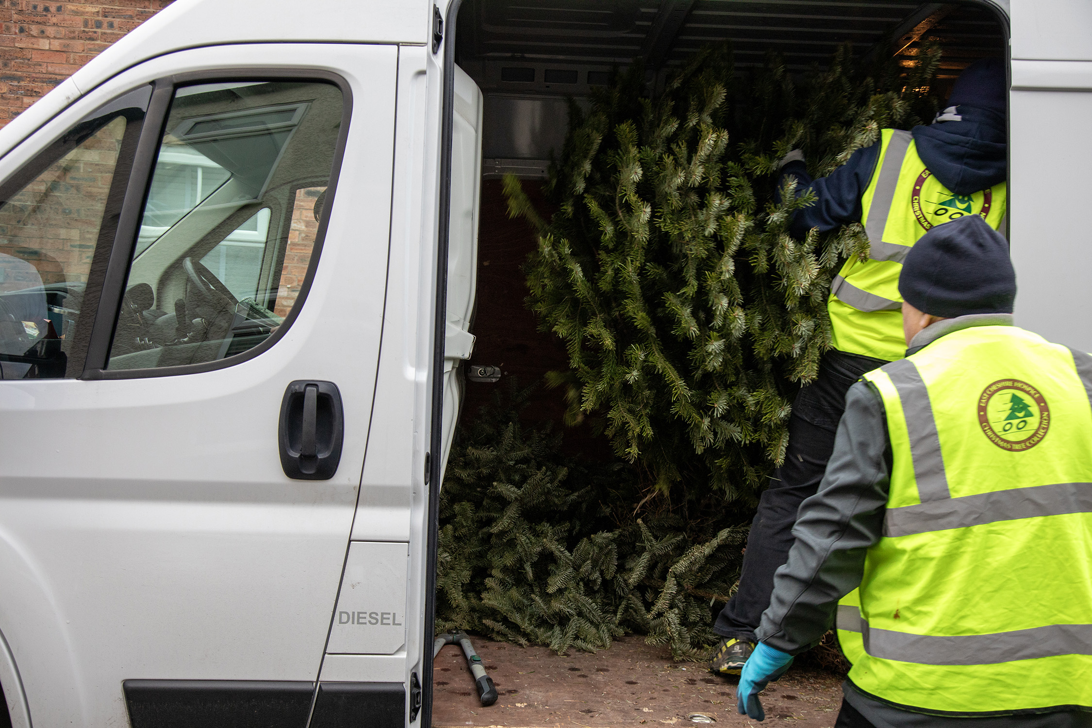 Can you lend a van to East Cheshire Hospice for its Christmas tree collection?